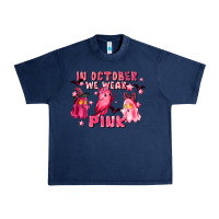 Navy in october we wear pink Urban Heavy Tee - LillyAllenDesigns