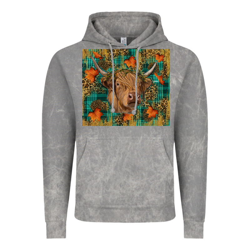 Fall Highland Cow Tumbler Vintage Hoodie by RanaPortraitStore | Teevron