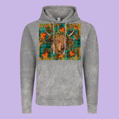 Fall Highland Cow Tumbler Vintage Hoodie Designed By Ranaportraitstore