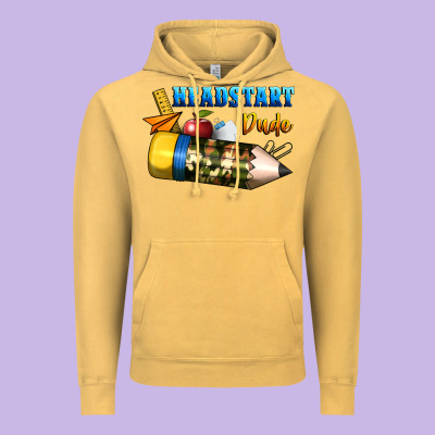 Headstart Dude Vintage Hoodie Designed By Bundleandbundleshop
