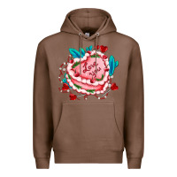 Chestnut valentines day cakes olivia creates design Premium Hoodie - OliviaCreatesArt