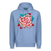 Colony Blue valentines day cakes olivia creates design Premium Hoodie - OliviaCreatesArt