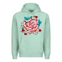 Seafoam valentines day cakes olivia creates design Premium Hoodie - OliviaCreatesArt