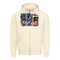 Sandshell Born to be free Zipper Hoodie - CowGirlArtShop