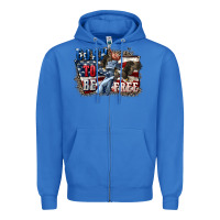 True Royal Born to be free Zipper Hoodie - CowGirlArtShop