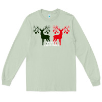Matcha Merry Christmas Reindeer Long Sleeve Tee - Bettercallsaul