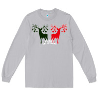 Moon Dust Merry Christmas Reindeer Long Sleeve Tee - Bettercallsaul