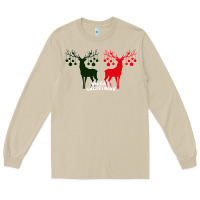 Mushroom Merry Christmas Reindeer Long Sleeve Tee - Bettercallsaul