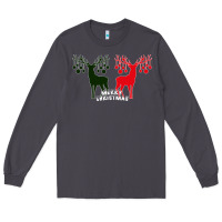 Smoke Merry Christmas Reindeer Long Sleeve Tee - Bettercallsaul