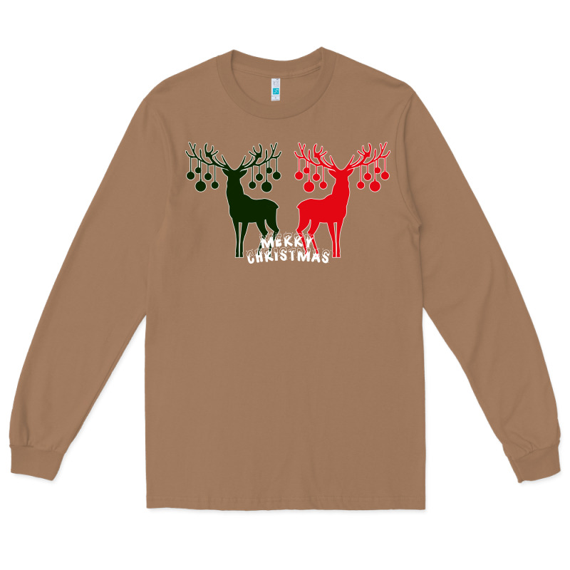 Merry Christmas Reindeer Long Sleeve Tee by Bettercallsaul | Teevron