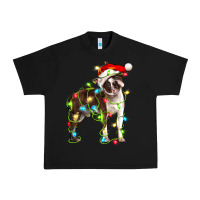 Black christmas chocolate boston terrier Urban Heavy Tee - LillyAllenDesigns