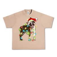 Burro christmas chocolate boston terrier Urban Heavy Tee - LillyAllenDesigns