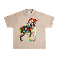 French Oak christmas chocolate boston terrier Urban Heavy Tee - LillyAllenDesigns