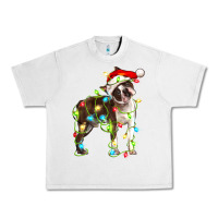Lunar Rock christmas chocolate boston terrier Urban Heavy Tee - LillyAllenDesigns
