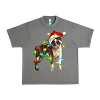 Tornado christmas chocolate boston terrier Urban Heavy Tee - LillyAllenDesigns