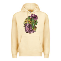 Pina Colada Pink Cowboy Boots Premium Hoodie - JahusDesignShop