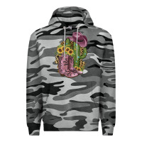 Slate Camo Pink Cowboy Boots Premium Hoodie - JahusDesignShop