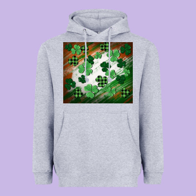 St. Patricks Day Heavyweight Hoodie Designed By Fadigitalartstudio