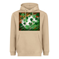 Mushroom St. patricks day Heavyweight Hoodie - FaDigitalArtStudio