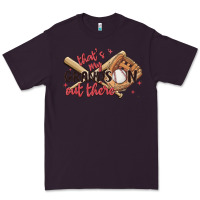 Plum that's my grandson out there Premium Tee - MaliasSmallBusiness