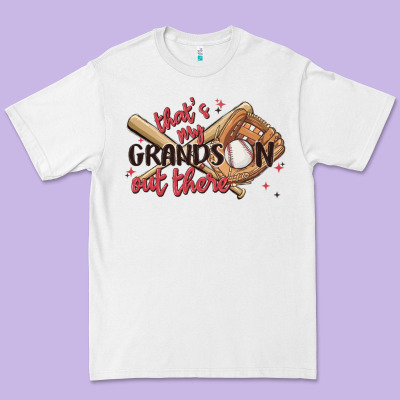 That's My Grandson Out There Premium Tee Designed By Maliassmallbusiness