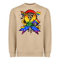 Mushroom Pride ribbon Heavyweight Sweatshirt - NancyCooperArtShop
