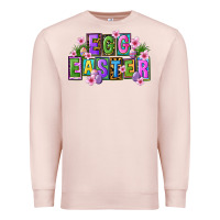 Pale Pink egg and easter Premium Sweatshirt - FaDigitalArtStudio