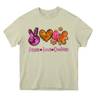 Mossy peace love cookies Heavy Core Tee - AdoDesignShop