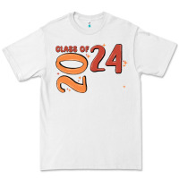 White custom class of 2024 name of school font  super sn Premium Tee - MaliasSmallBusiness