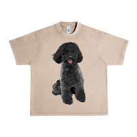 French Oak black poodles dog Urban Heavy Tee - LillyAllenDesigns