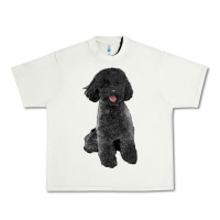 Pistachio black poodles dog Urban Heavy Tee - LillyAllenDesigns