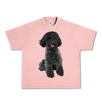 Salmon black poodles dog Urban Heavy Tee - LillyAllenDesigns