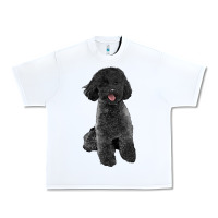 White black poodles dog Urban Heavy Tee - LillyAllenDesigns