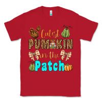 Red cutest pumpkin in the patch Classic Tee - BundleAndBundleShop