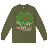 Army Green Merry Christmas To All To All A Good Night Long Sleeve Tee - Bettercallsaul