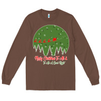 Chestnut Merry Christmas To All To All A Good Night Long Sleeve Tee - Bettercallsaul