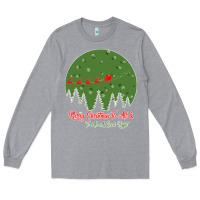 Heather Grey Merry Christmas To All To All A Good Night Long Sleeve Tee - Bettercallsaul