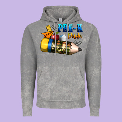 Pre K Dude Vintage Hoodie Designed By Bundleandbundleshop