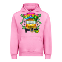 Fuchsia Pink st. patricks day school bus Urban Hoodie - SublimationCraftShop
