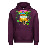 Mauve Wine st. patricks day school bus Urban Hoodie - SublimationCraftShop