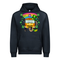 Navy st. patricks day school bus Urban Hoodie - SublimationCraftShop