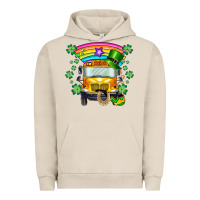 Pigment French Oak st. patricks day school bus Urban Hoodie - SublimationCraftShop