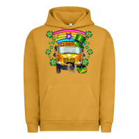 St. Patricks Day School Bus Urban Hoodie | Teevron