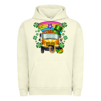 Pigment Pistachio st. patricks day school bus Urban Hoodie - SublimationCraftShop