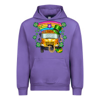 Tulip st. patricks day school bus Urban Hoodie - SublimationCraftShop