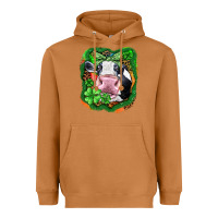 Meerkat St. Patrick's day cow Heavyweight Hoodie - FaDigitalArtStudio