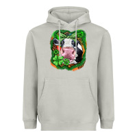 Moon Dust St. Patrick's day cow Heavyweight Hoodie - FaDigitalArtStudio