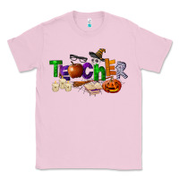 Bubblegum Pink halloween teacher Classic Tee - LillyAllenDesigns