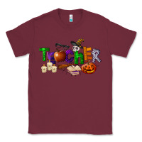 Burgundy halloween teacher Classic Tee - LillyAllenDesigns