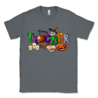 Charcoal Heather halloween teacher Classic Tee - LillyAllenDesigns